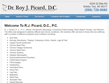 Tablet Screenshot of drroypicard.com